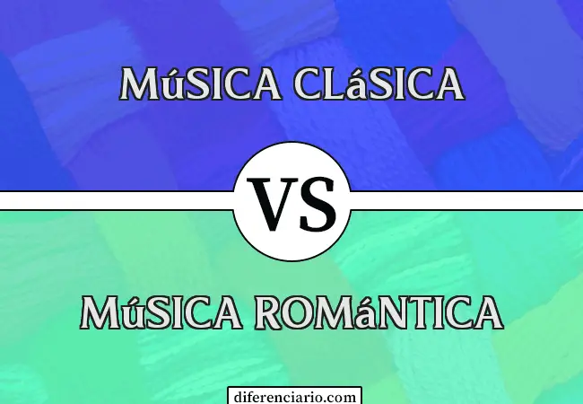 Diferencia entre música clásica y música romántica
