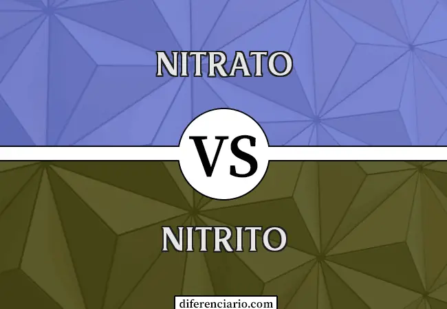 Diferencia entre Nitrato y Nitrito