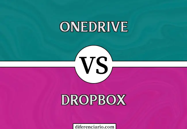 Diferencia entre OneDrive y DropBox