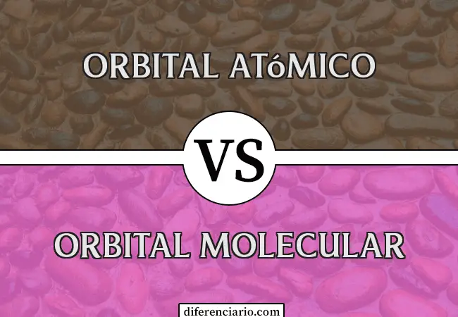 Diferencia entre orbital atómico y orbital molecular