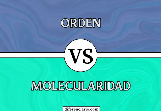 Diferencia entre orden y molecularidad