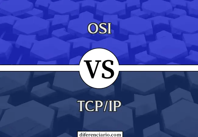 Diferencia entre OSI y TCP/IP