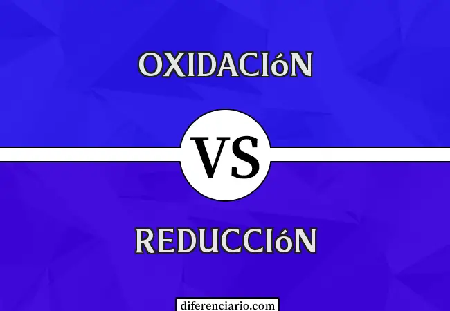 Diferencia entre Oxidación y Reducción