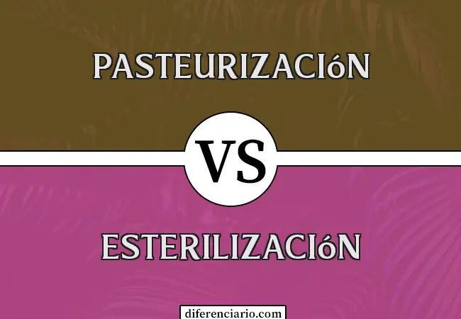 Diferencia entre Pasteurización y Esterilización