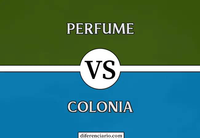 Diferencia entre perfume y colonia