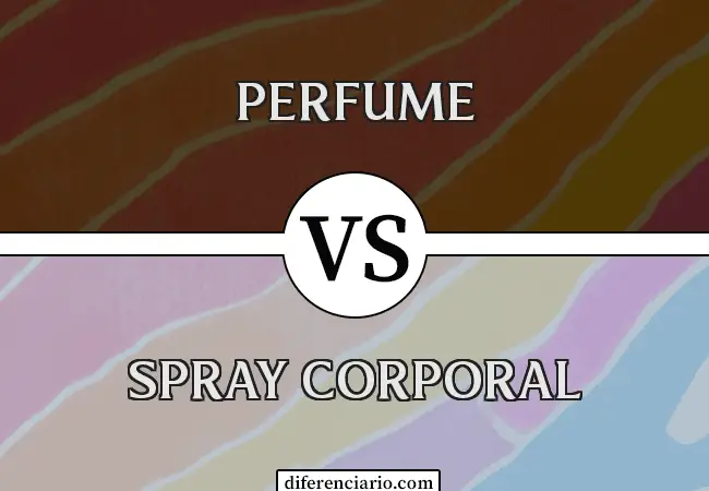 Diferencia entre perfume y spray corporal