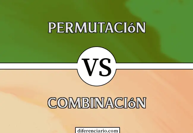 Diferencia entre Permutación y Combinación