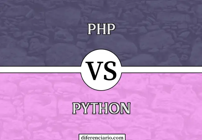 Diferencia entre PHP y Python