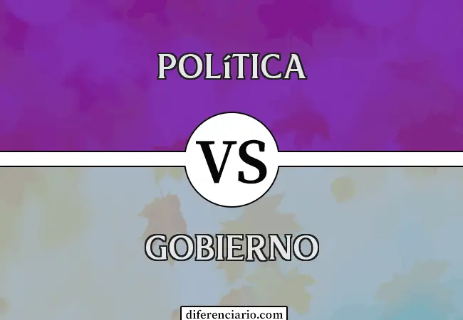 Diferencia entre política y gobierno