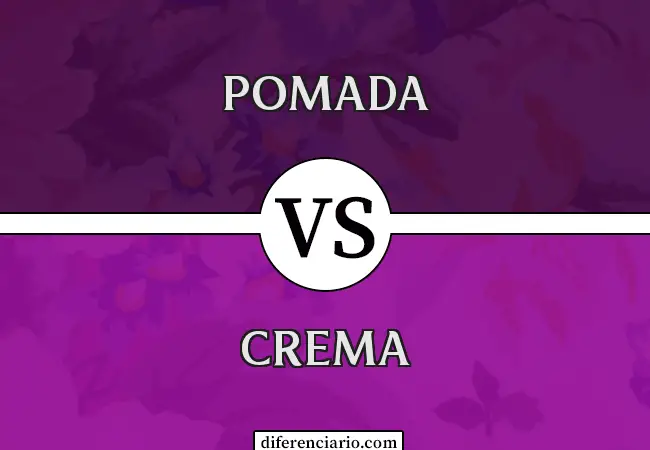 Diferencia entre Pomada y Crema