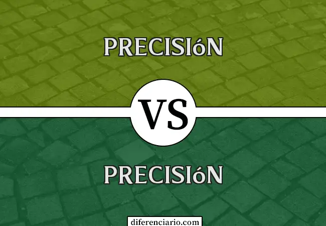 Diferencia entre precisión y exactitud
