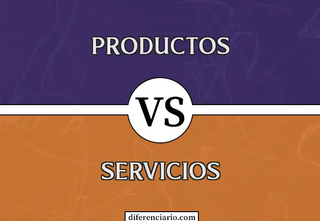 Diferencia entre bienes y servicios