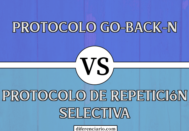 Diferencia entre el protocolo Go-Back-N y el protocolo de repetición selectiva
