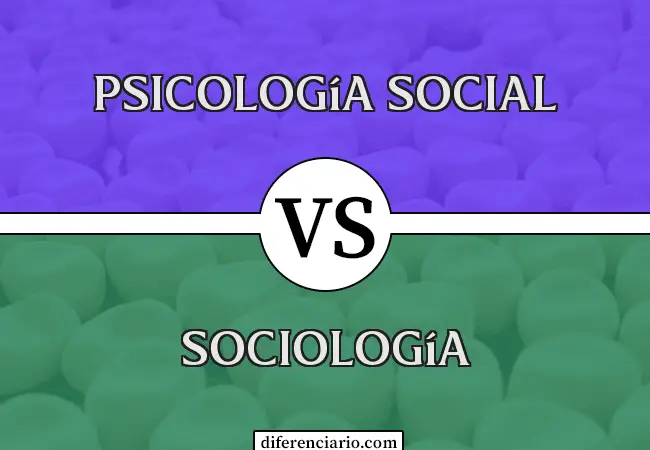 Diferencia entre Psicología Social y Sociología