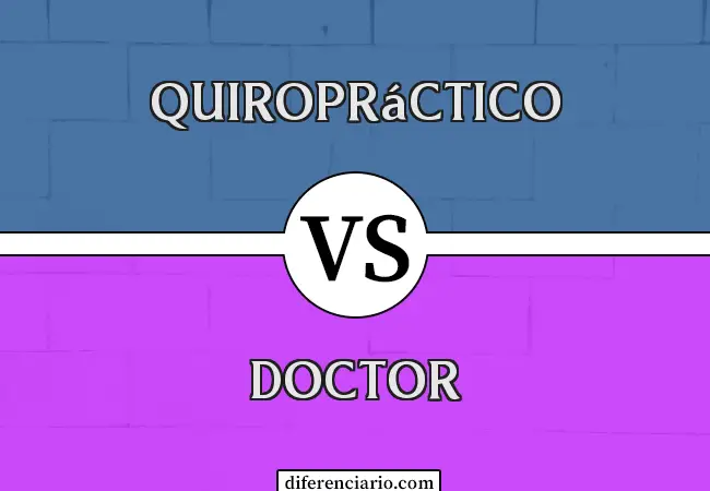Diferencia entre quiropráctico y médico