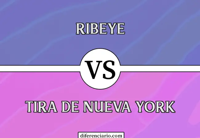 Diferencia entre Ribeye y New York Strip