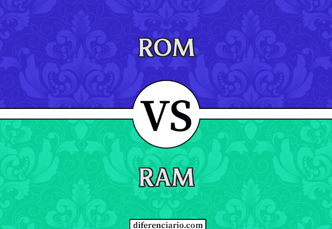 Diferencia entre ROM y RAM
