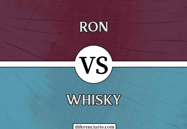 Diferencia entre ron y whisky