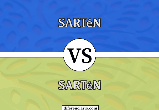 Diferencia entre la sartén y el sartén