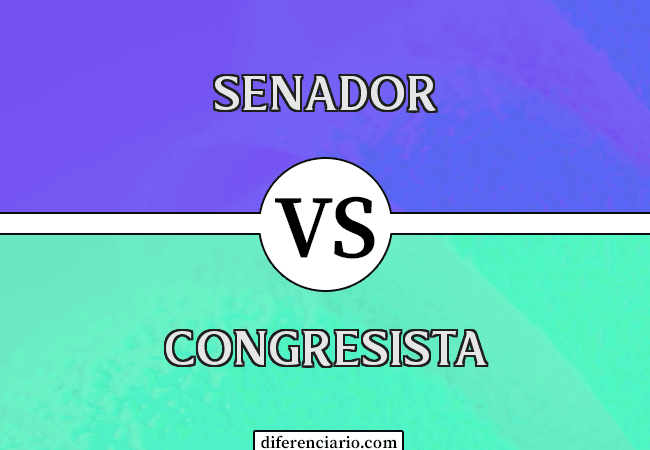 Diferencia entre Senador y Congresista