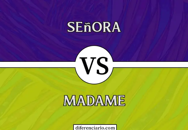 Diferencia entre Madam y Madame