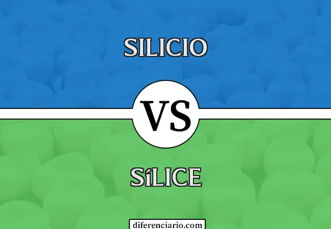 Diferencia entre silicio y sílice