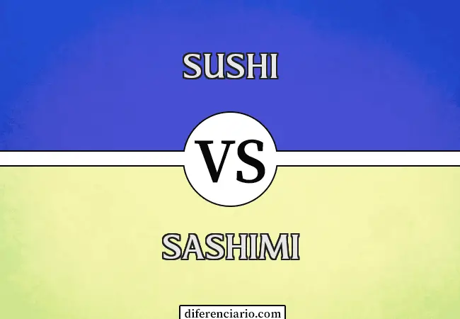 Diferencia entre sushi y sashimi