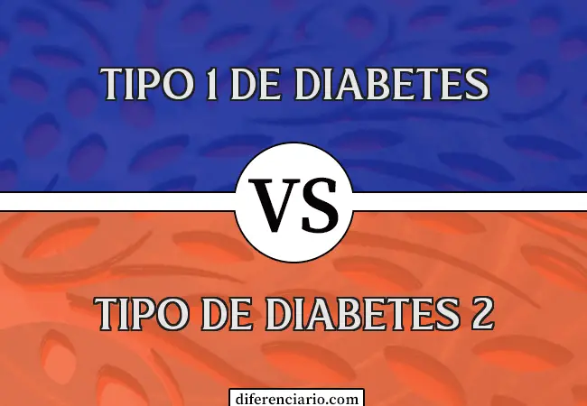 Diferencia entre diabetes de tipo 1 y diabetes de tipo 2