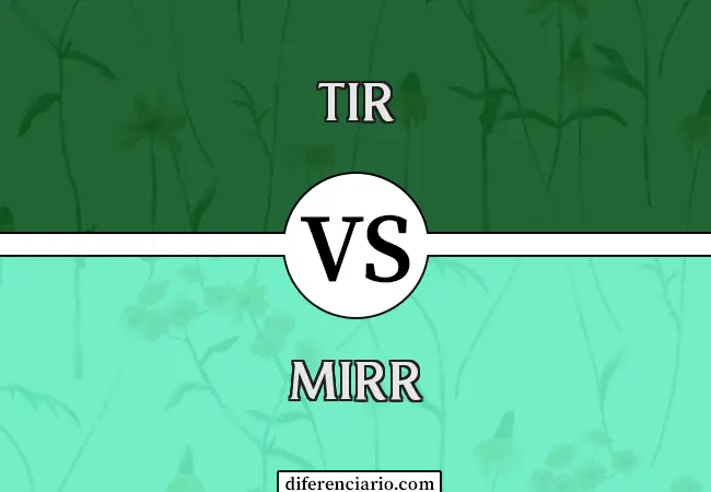 Diferencia entre TIR y TIRM