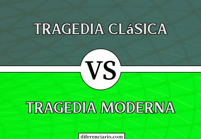 Diferencia entre Tragedia Clásica y Tragedia Moderna