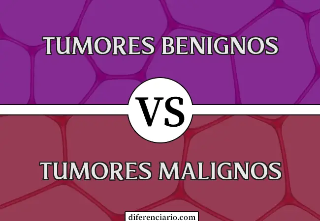 Diferencia entre tumor benigno y tumor maligno