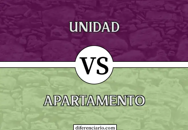 Diferencia entre Unidad y Apartamento