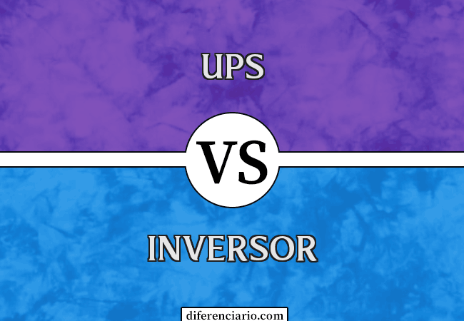 Diferencia entre UPS e inversor