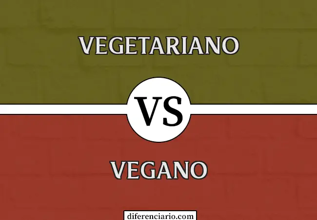 Diferencia entre vegetariano y vegano