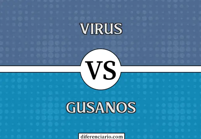 Diferencia entre virus y gusanos