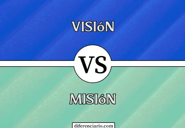 Diferencia entre Visión y Misión