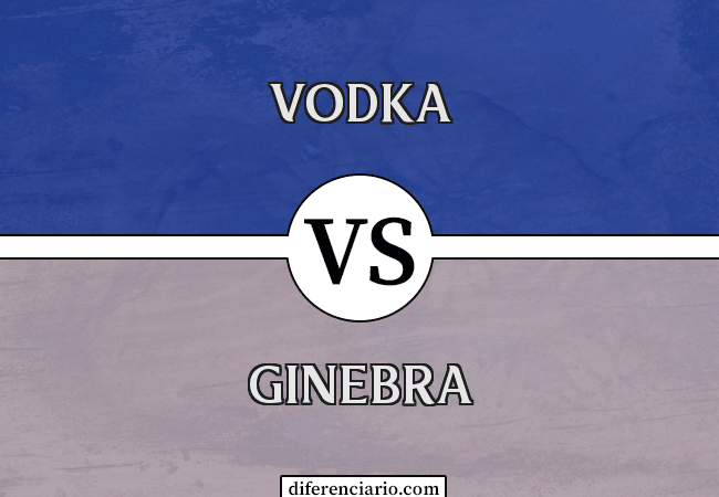Diferencia entre vodka y ginebra