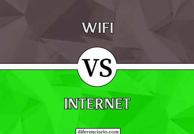 Diferencia entre WiFi e Internet