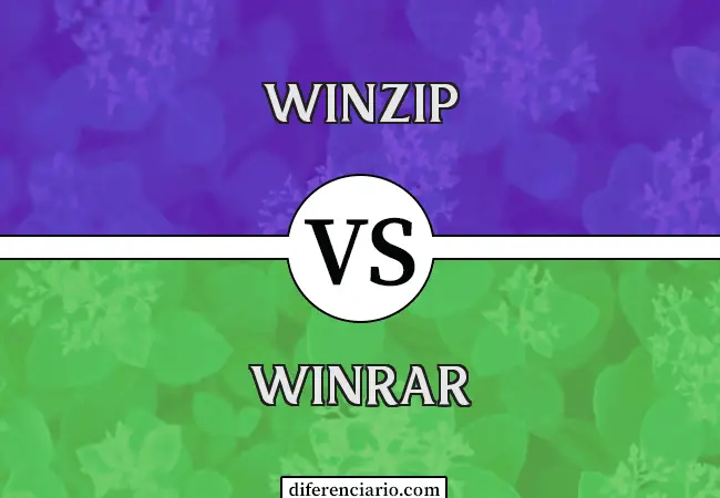 Diferencia entre WinZip y WinRar
