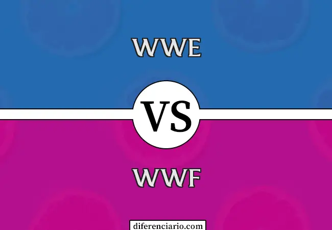 Diferencia entre WWE y WWF