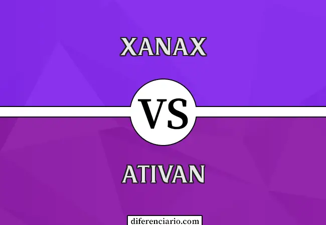 Diferencia entre Xanax y Ativan