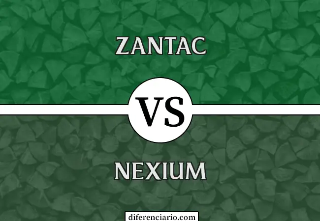 Diferencia entre Zantac y Nexium