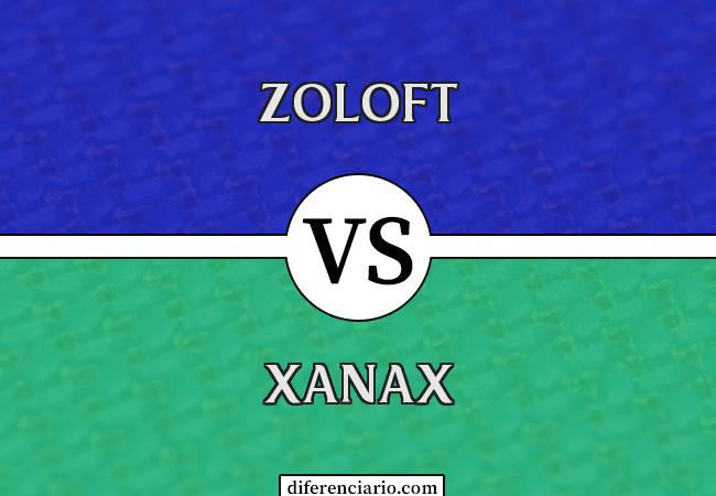 Diferencia entre Zoloft y Xanax